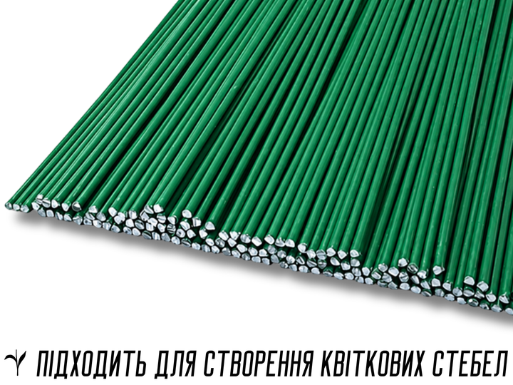 Проволока FROM FACTORY флористическая D=1мм х 40см Черный - изображение 5