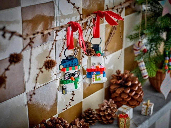 Конструктор LEGO Seasonal Украшения со снеговиком (40812) - изображение 6