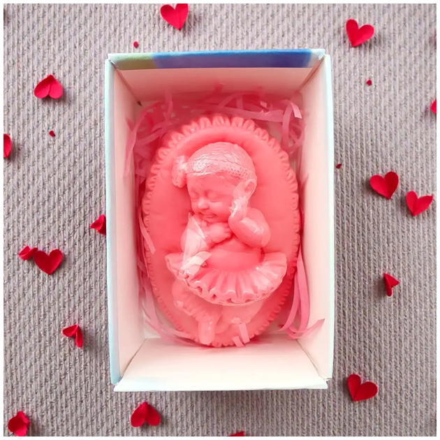 Фигурное сувенирное мыло Младенец Балерина Розовое Подарочное мыло для дома и фотозон SQ-28977 - Фото 7 Фигурное сувенирное мыло Младенец Балерина Розовое Подарочное мыло для дома и фотозон SQ-28977 - изображение 7