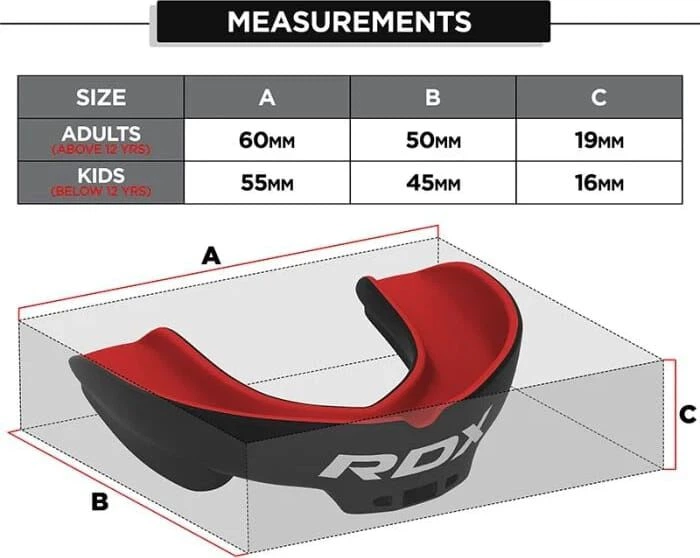 Капа RDX MOUTH GUARD ADULT черный,красный One Size - изображение 4
