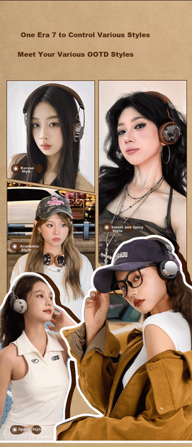 Наушники QCY Era 7 Retro Wireless Black - изображение 2
