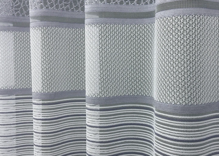 Тюль VR-Textil 1929т Жаккард Белый с серым 300х270 см (40-837) - Фото 6 Тюль VR-Textil 1929т Жаккард Белый с серым 300х270 см (40-837) - изображение 6
