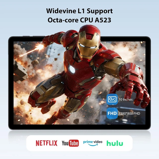 Планшет 10.1'' WOREGOO M132-EEA 12+24/128Gb 8 ядер Android 15 8000 mAh Серый (102371065) - Уценка - изображение 6