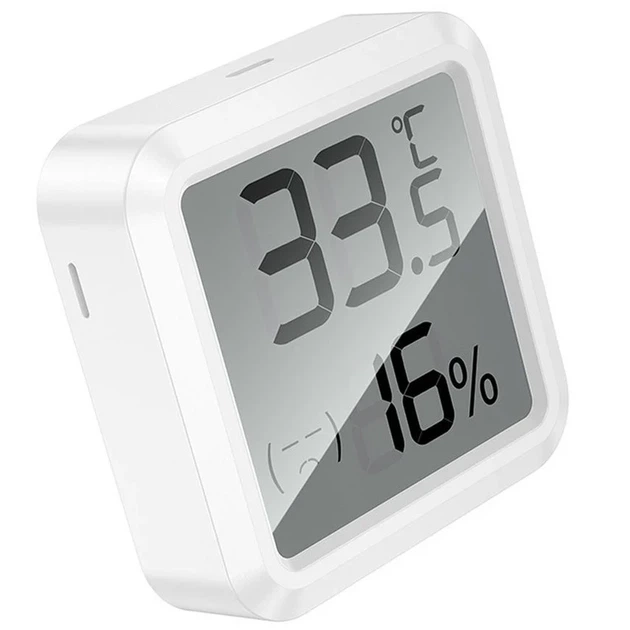 Термогигрометр Hoco HX40 2in1 Indoor электронный с LCD-дисплеем, белый - изображение 4