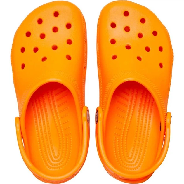 Жіночі крокси помаранчеві Crocs Classic Clog Orange (38-39, помаранчевий) - Фото 4 Жіночі крокси помаранчеві Crocs Classic Clog Orange (38-39, помаранчевий) - изображение 4