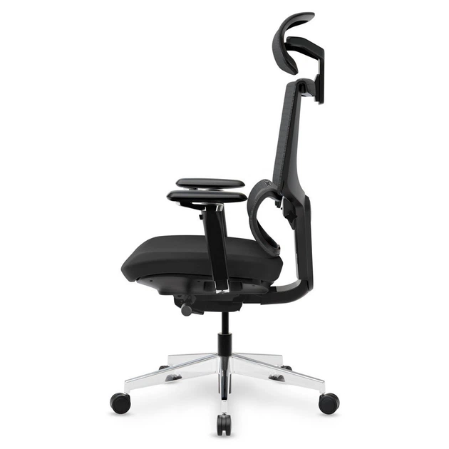 Офісне крісло Mealux S8 Air Fabric Black (HF-S8P F/B) - Фото 3 Офісне крісло Mealux S8 Air Fabric Black (HF-S8P F/B) - зображення 3
