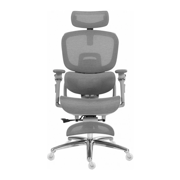 Офісне крісло GT Racer B-816 White/Gray - изображение 2