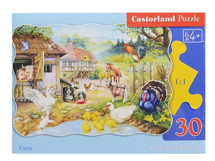 Пазл на 30 деталей «Ферма» CASTORLAND (B-03136) - Фото 1 Пазл на 30 деталей «Ферма» CASTORLAND (B-03136) - изображение 1