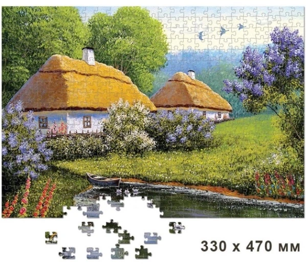 Пазли 500 елементів "Традиційне українське село" Енергія + (84955) - Фото 2 Пазли 500 елементів "Традиційне українське село" Енергія + (84955) - зображення 2
