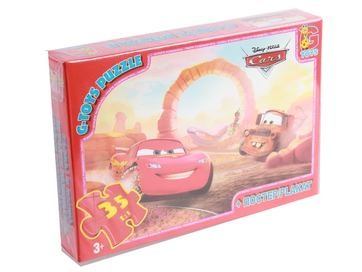 Пазлы из серии "Тачки №10", 35 элементов G-Toys (Z10185) - изображение 2