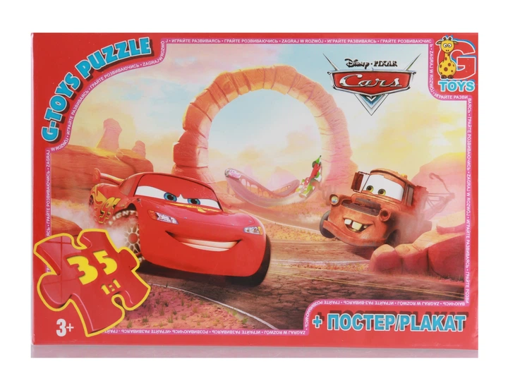 Пазлы из серии "Тачки №10", 35 элементов G-Toys (Z10185) - изображение 3