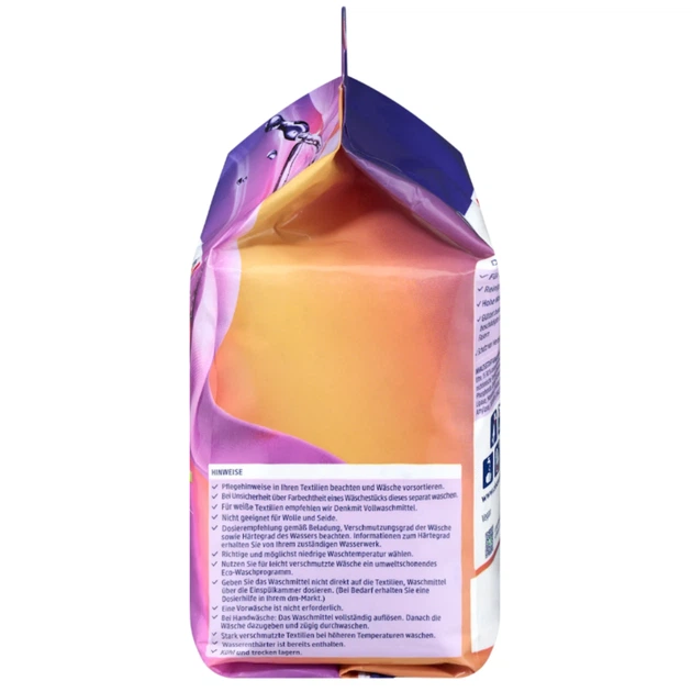 Порошок для прання кольорової білизни Denkmit Color, 1.35 кг, 20 прань - Фото 3 Порошок для прання кольорової білизни Denkmit Color, 1.35 кг, 20 прань - зображення 3