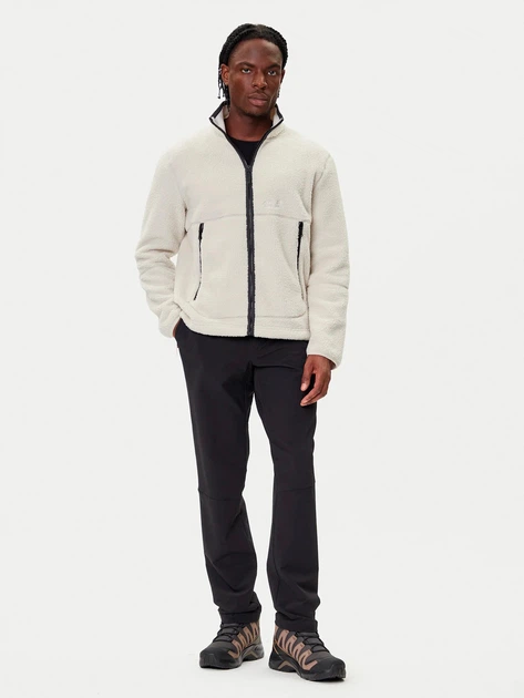 Толстовка Шерпа на молнии мужская Jack Wolfskin Stone Lite Jkt M A64997-A0084 S Светло-бежевая (4064886770392) - Фото 3 Толстовка Шерпа на молнии мужская Jack Wolfskin Stone Lite Jkt M A64997-A0084 S Светло-бежевая (4064886770392) - изображение 3