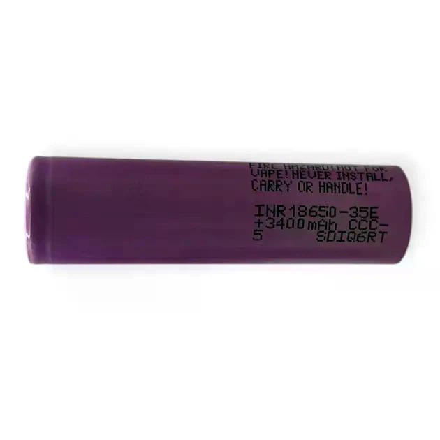 Аккумулятор Samsung INR18650-35E 18650 Li-Ion 3400mAh 3.6V 8A - изображение 2