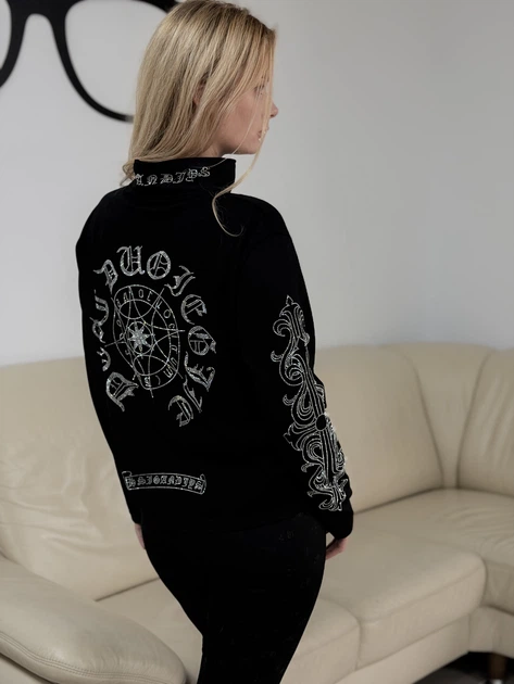 Зіп худі/бомбер унісекс Chrome Hearts M - зображення 3
