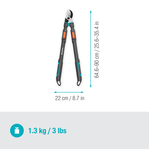 Веткоріз Gardena TeleCut Pro L 50 мм телескопічний 65-90 см - зображення 3