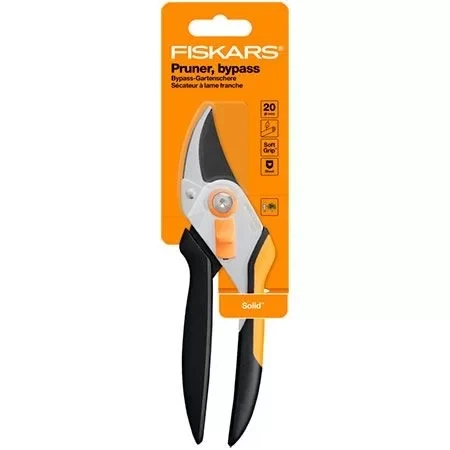 Секатор плоскостний Fiskars Solid P331 чорний до 20 мм - Фото 1 Секатор плоскостний Fiskars Solid P331 чорний до 20 мм - изображение 1