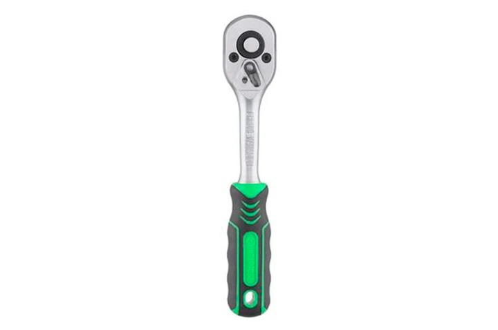 Ключ трещоточный (рукоятка с храповым механизмом) Intertool 1/4" x 72T (HT-2124) - изображение 2