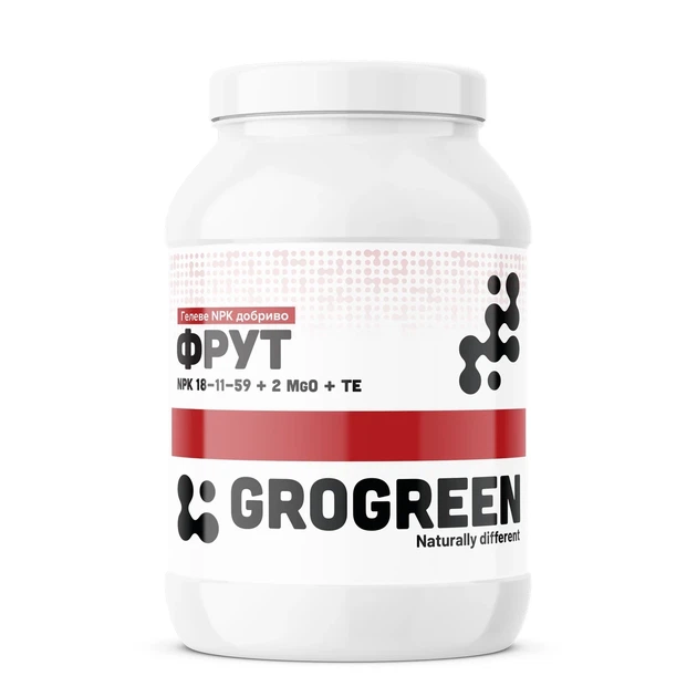 Добра GroGreen Гель Фрут NPK 18-11-59 5 кг - Фото 4 Добра GroGreen Гель Фрут NPK 18-11-59 5 кг - зображення 4