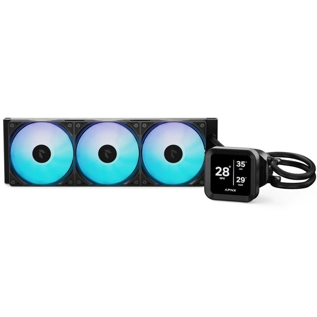 Система рідинного охолодження APNX LC1-D 360 BK (APLA-SV36117.11) - Фото 2 Система рідинного охолодження APNX LC1-D 360 BK (APLA-SV36117.11) - изображение 2