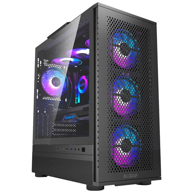 Корпус для ПК PcCooler MASTER ME200 MESH - зображення 5