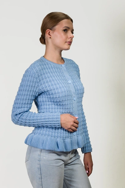 Кардиган Basca блакитний L-XL - Фото 2 Кардиган Basca блакитний L-XL - зображення 2