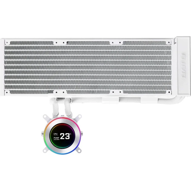 Система рідинного охолодження Lian Li HydroShift II LCD-C 360CL, White (G89.GHS2LCD36RW.00) - зображення 2