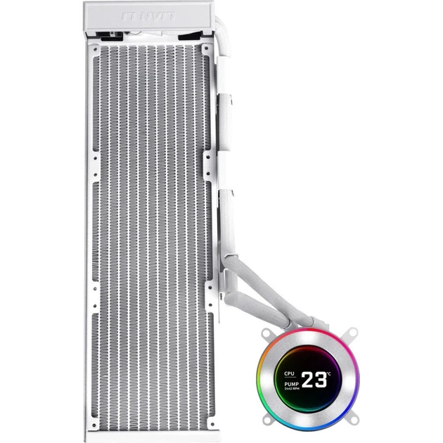 Система рідинного охолодження Lian Li HydroShift II LCD-C 360CL, White (G89.GHS2LCD36RW.00) - зображення 3