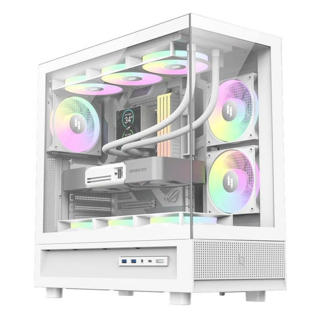 Корпус для ПК Gamemax NEX C51 WH - Фото 4 Корпус для ПК Gamemax NEX C51 WH - зображення 4