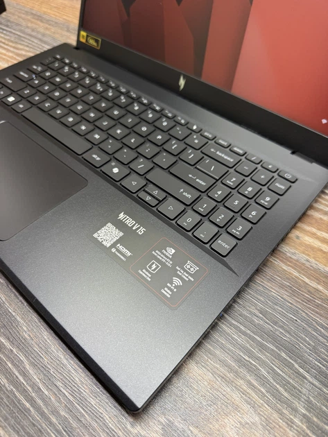 Ігровий ноутбук Acer Nitro V 15.6 FHD|144Hz|Intel core i9-13900H|DDR5-32GB|SSD-1TB| RTX 5060 8GB - Refurbished - Фото 7 Ігровий ноутбук Acer Nitro V 15.6 FHD|144Hz|Intel core i9-13900H|DDR5-32GB|SSD-1TB| RTX 5060 8GB - Refurbished - зображення 7