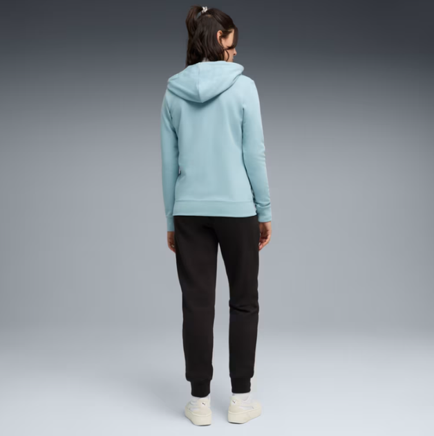 Костюм жіночий PUMA Hooded Tracksuit Women 69190247 xs, бірюзовий/чорний - Фото 2 Костюм жіночий PUMA Hooded Tracksuit Women 69190247 xs, бірюзовий/чорний - изображение 2