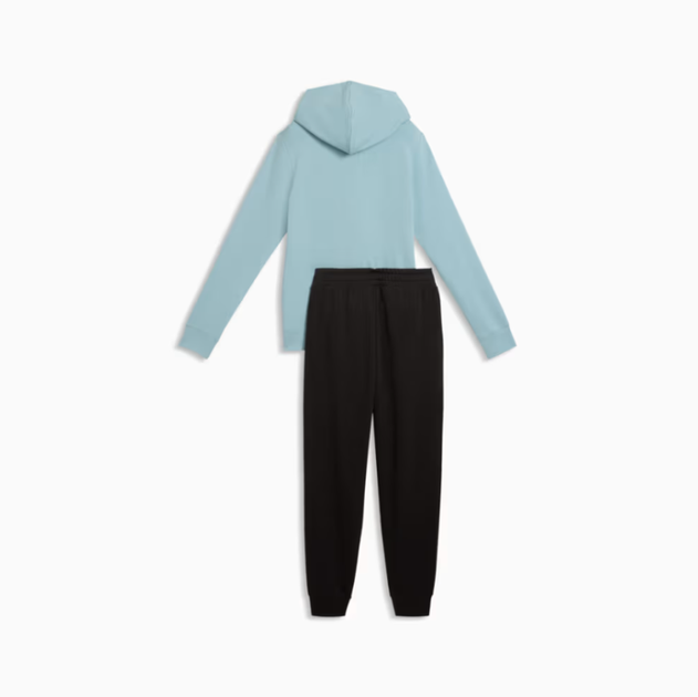 Костюм жіночий PUMA Hooded Tracksuit Women 69190247 xs, бірюзовий/чорний - Фото 5 Костюм жіночий PUMA Hooded Tracksuit Women 69190247 xs, бірюзовий/чорний - изображение 5