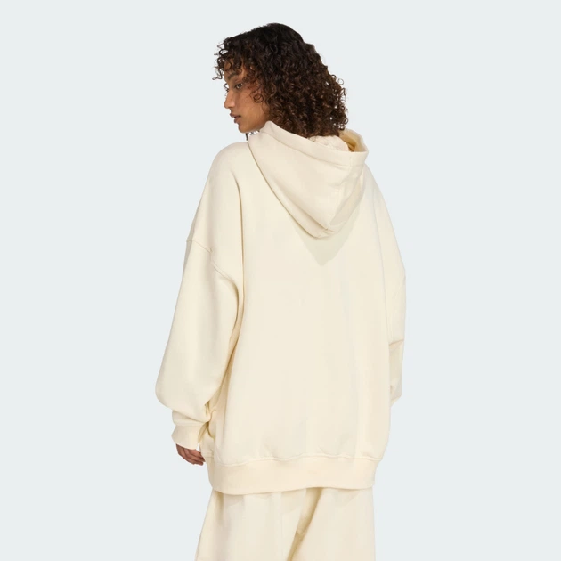 Худі (підл) ADIDAS Essentials Linear Oversized JX5495 xs, бежевий - изображение 2