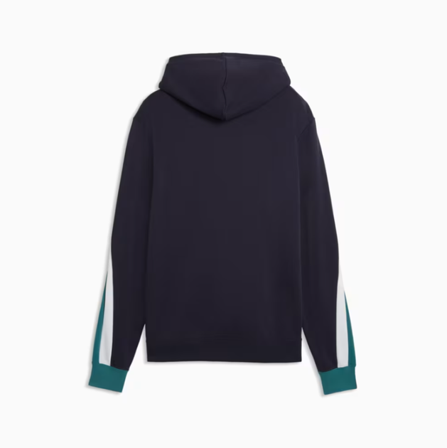 Худі чоловіче PUMA Essentials Block Hoodie Men 69259716 s, чорний/зелений - Фото 5 Худі чоловіче PUMA Essentials Block Hoodie Men 69259716 s, чорний/зелений - изображение 5