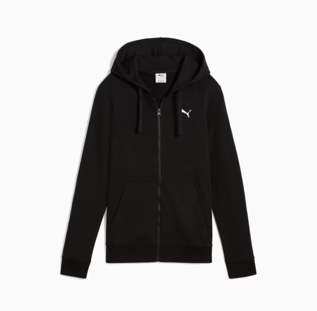 Джемпер жіночий PUMA Essentials Full-Zip Hoodie Women 68240601 m, чорний - зображення 6