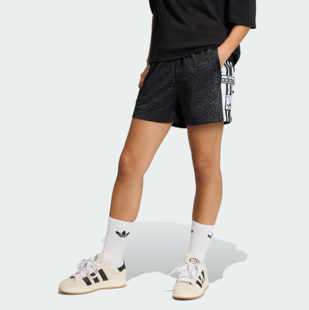 Шорти жіночі ADIDAS AOP ADI-BREAK KD2837 m, чорний/білий - изображение 5