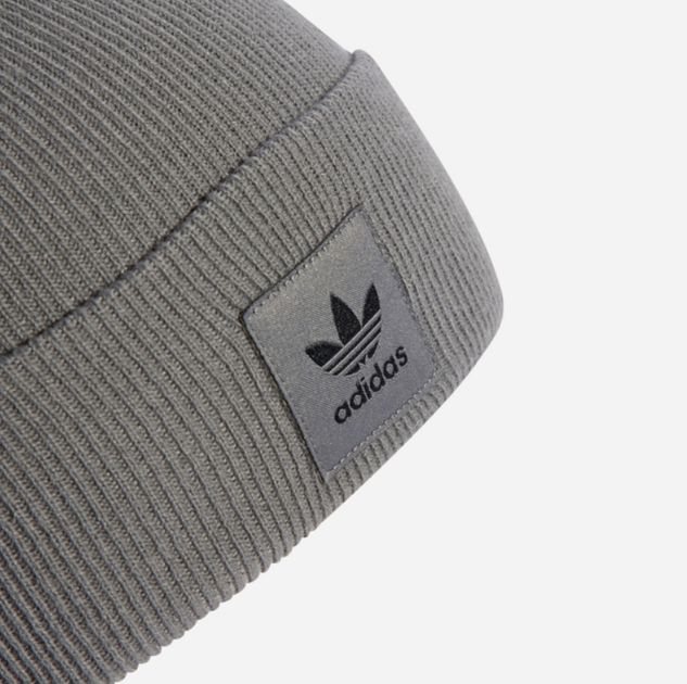 Шапка ADIDAS Adicolor IS4630 o/s, сірий - Фото 2 Шапка ADIDAS Adicolor IS4630 o/s, сірий - изображение 2