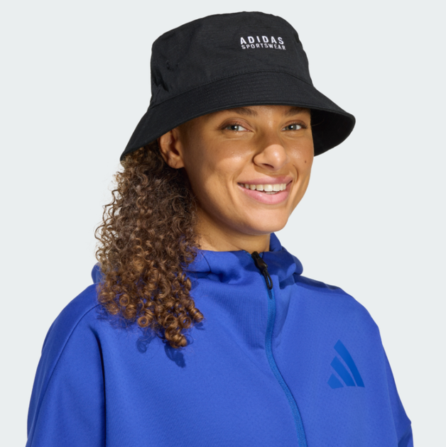 Панама ADIDAS JG3662 o/s, чорний - Фото 4 Панама ADIDAS JG3662 o/s, чорний - изображение 4