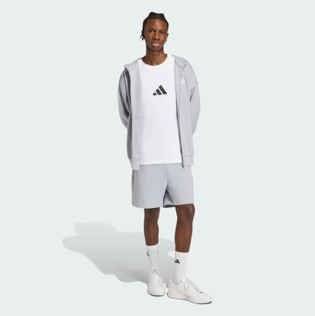 Худі чоловіче ADIDAS Future Icons Small Logo Full-Zip KD7662 xl, сірий - Фото 4 Худі чоловіче ADIDAS Future Icons Small Logo Full-Zip KD7662 xl, сірий - изображение 4