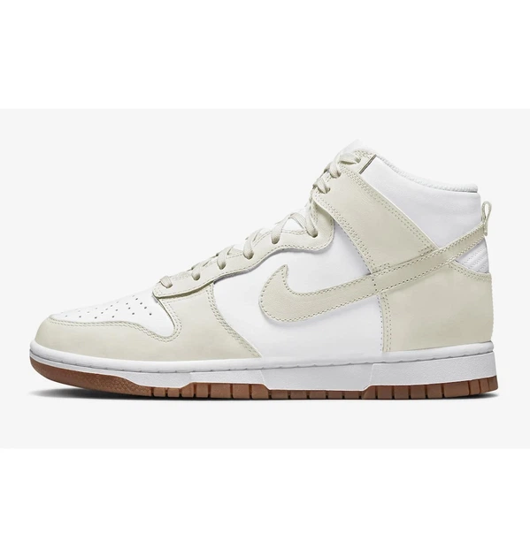 Кросівки жіночі Nike W Dunk High 36 Бежевий DD1869-109 - Фото 3 Кросівки жіночі Nike W Dunk High 36 Бежевий DD1869-109 - зображення 3