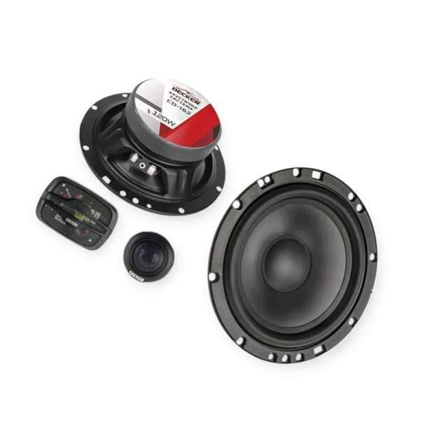 Динамік 16см 120W 2 смуги Decker компонентний - изображение 2