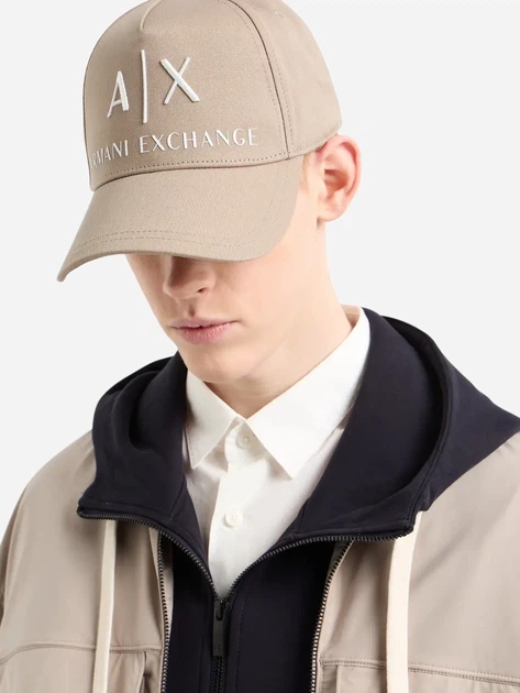 Кепка мужская Armani Exchange 954039CC513U6167 One Size Бежевая (286929742431) - изображение 2