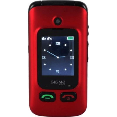Мобільний телефон Sigma Comfort 50 Shell Duo Type-C Red Black (4827798212516) - Фото 1 Мобільний телефон Sigma Comfort 50 Shell Duo Type-C Red Black (4827798212516) - зображення 1