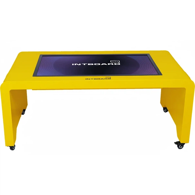 Інтерактивний стіл Intboard Style 43" + Програмне забезпечення для розваг - Android 13 yellow/ MTK8788/8 Gb RAM/128 Gb ROM - Фото 2 Інтерактивний стіл Intboard Style 43" + Програмне забезпечення для розваг - Android 13 yellow/ MTK8788/8 Gb RAM/128 Gb ROM - изображение 2