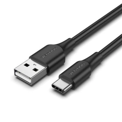 Дата кабель USB 2.0 AM to USB-C 2.0m 3A black Vention (CTHBH) - Фото 1 Дата кабель USB 2.0 AM to USB-C 2.0m 3A black Vention (CTHBH) - зображення 1