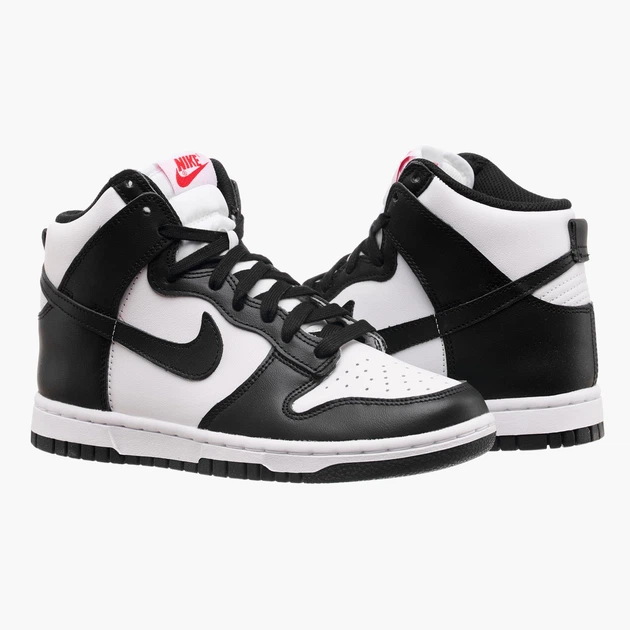 Кросівки жіночі Nike Dunk High Panda 41 Чорно-білий DD1869-103 - Фото 1 Кросівки жіночі Nike Dunk High Panda 41 Чорно-білий DD1869-103 - зображення 1