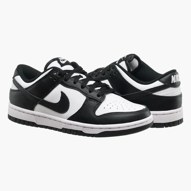 Кроссовки женские Nike W Dunk Low 38.5 Черно-белый DD1503-101 - Фото 1 Кроссовки женские Nike W Dunk Low 38.5 Черно-белый DD1503-101 - изображение 1