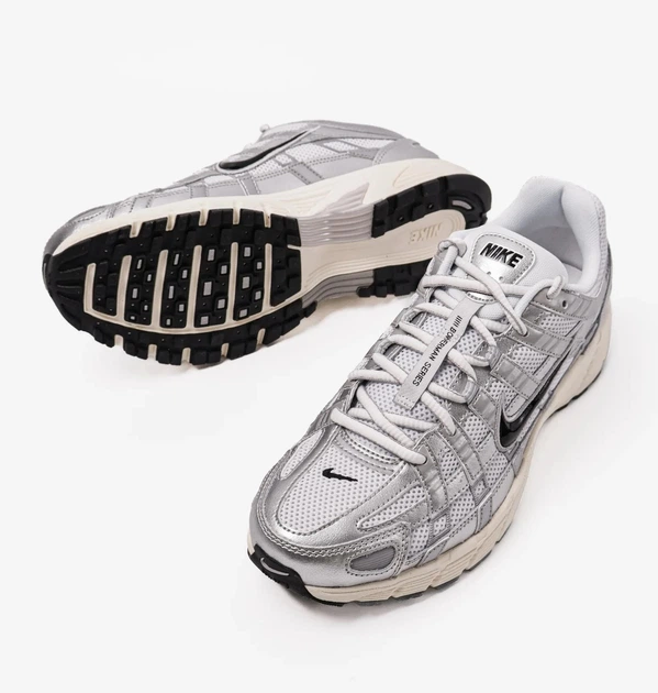 Кроссовки унисекс Nike P-6000 46 Серебристый CD6404-105 - изображение 7