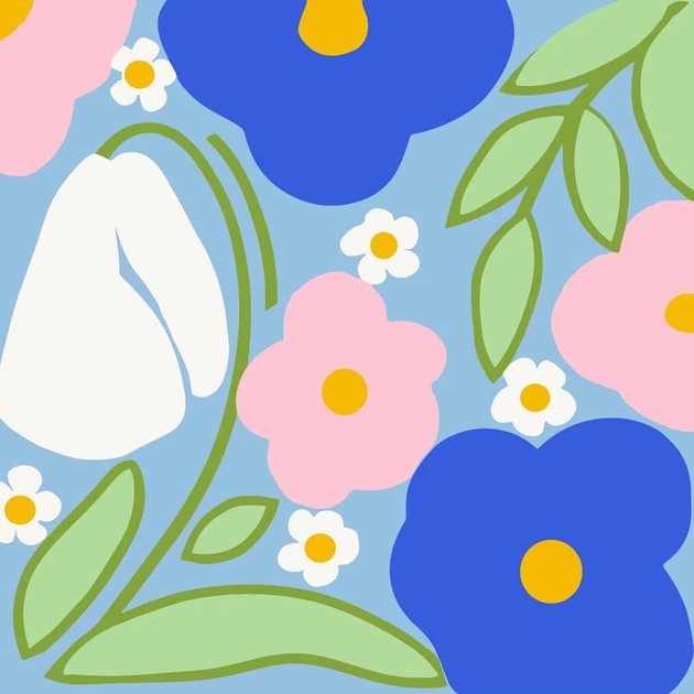 Набор для ковровой вышивки Strateg Разноцветные цветы, 25х25 CCX2525-20 - Фото 1 Набор для ковровой вышивки Strateg Разноцветные цветы, 25х25 CCX2525-20 - изображение 1