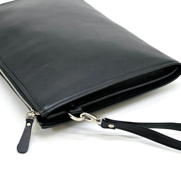 Папка-портфель TARWA GA-7161-4lx кожаная для документов А4 черная с ручкой - Фото 6 Папка-портфель TARWA GA-7161-4lx кожаная для документов А4 черная с ручкой - изображение 6